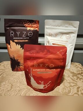 Ryze Mushroom Coffee & Superfood Creamer - Creamy Vanilla & Pumpkin Spice Bundle